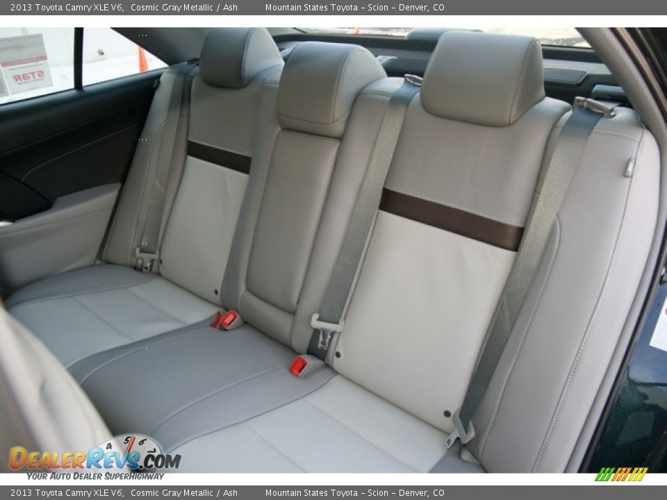 2013 Toyota Camry XLE V6 Cosmic Gray Metallic / Ash Photo #7
