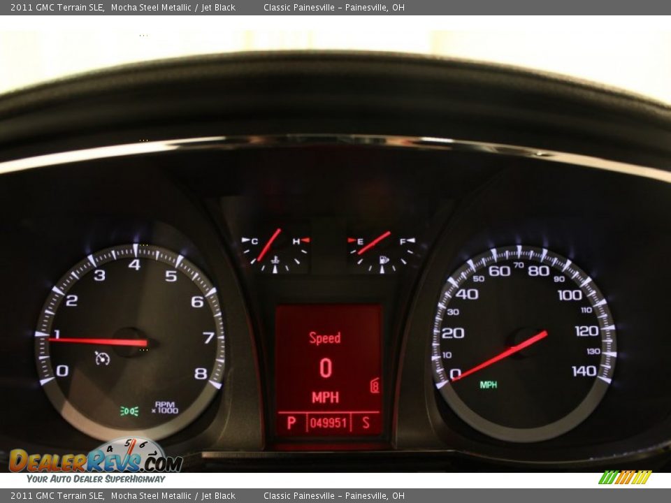 2011 GMC Terrain SLE Mocha Steel Metallic / Jet Black Photo #9
