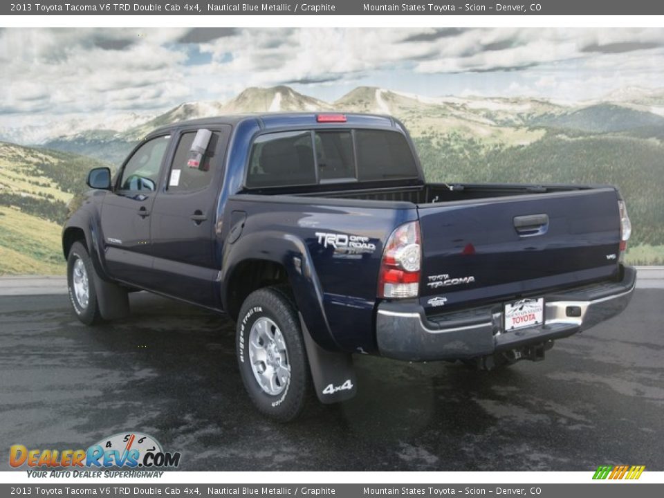2013 Toyota Tacoma V6 TRD Double Cab 4x4 Nautical Blue Metallic / Graphite Photo #2