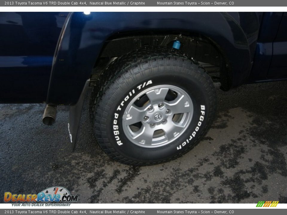 2013 Toyota Tacoma V6 TRD Double Cab 4x4 Nautical Blue Metallic / Graphite Photo #9