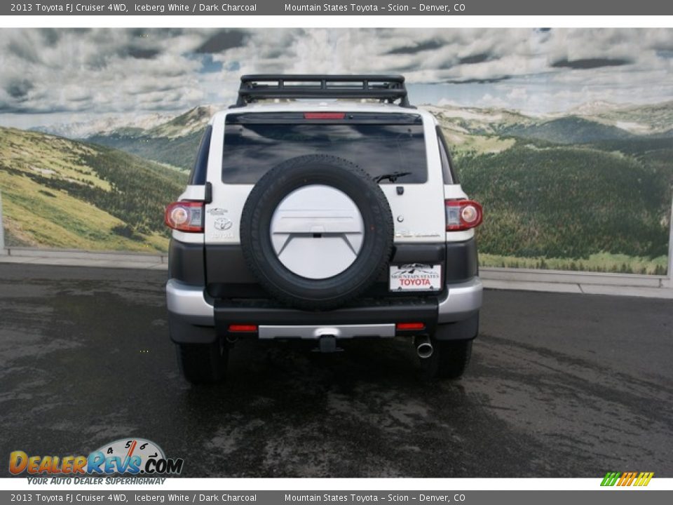 2013 Toyota FJ Cruiser 4WD Iceberg White / Dark Charcoal Photo #4