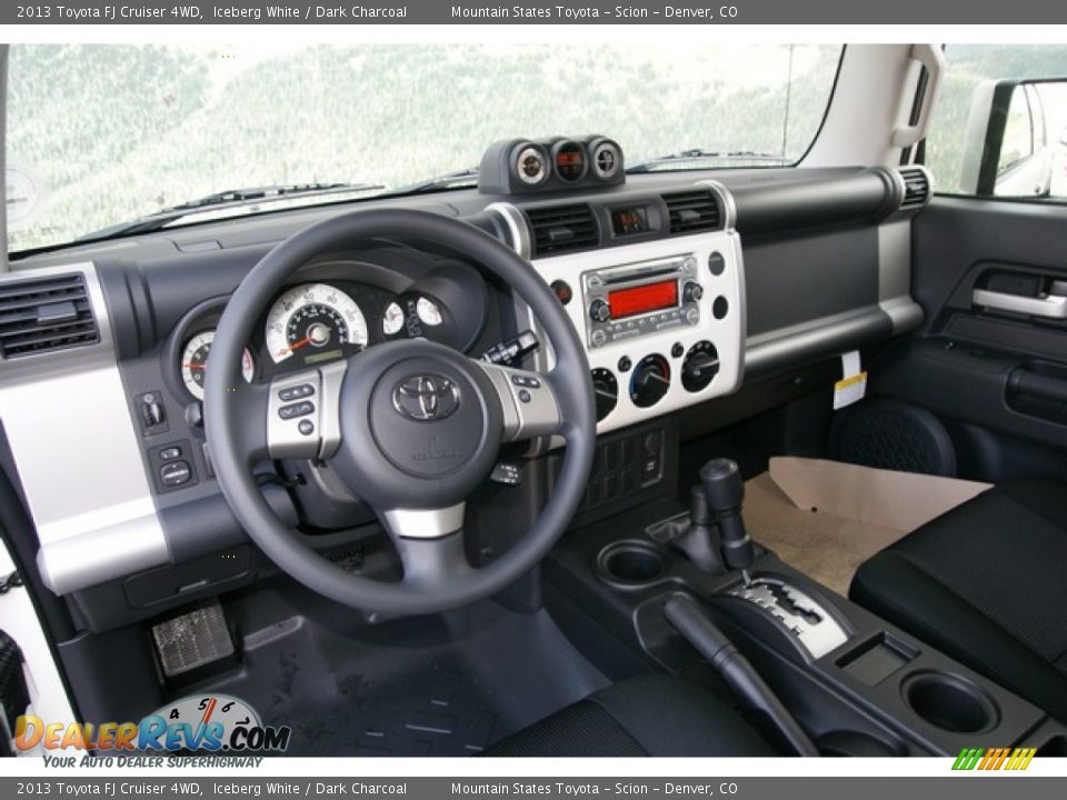 2013 Toyota FJ Cruiser 4WD Iceberg White / Dark Charcoal Photo #5