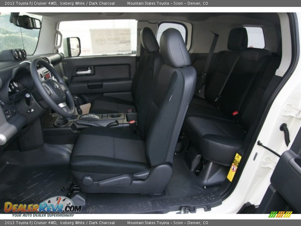 2013 Toyota FJ Cruiser 4WD Iceberg White / Dark Charcoal Photo #8