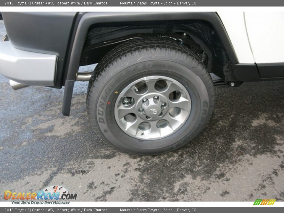 2013 Toyota FJ Cruiser 4WD Iceberg White / Dark Charcoal Photo #10
