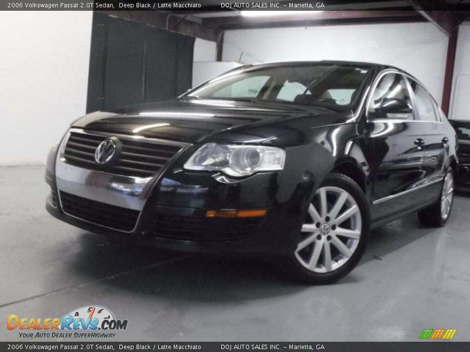 2006 Volkswagen Passat 2.0T Sedan Deep Black / Latte Macchiato Photo #1