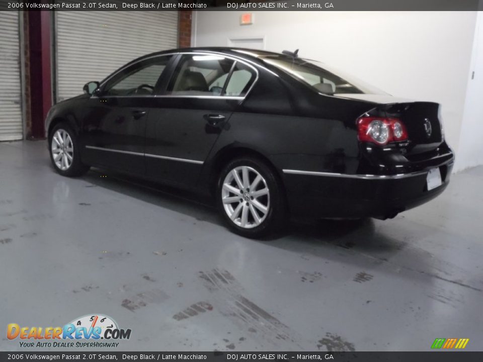 2006 Volkswagen Passat 2.0T Sedan Deep Black / Latte Macchiato Photo #3
