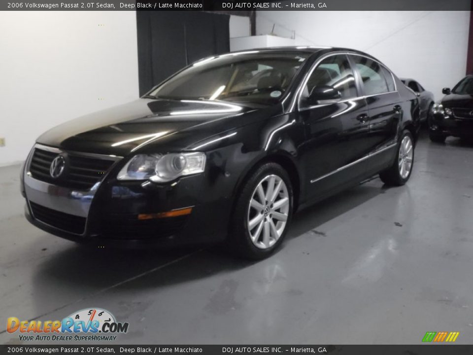 2006 Volkswagen Passat 2.0T Sedan Deep Black / Latte Macchiato Photo #6