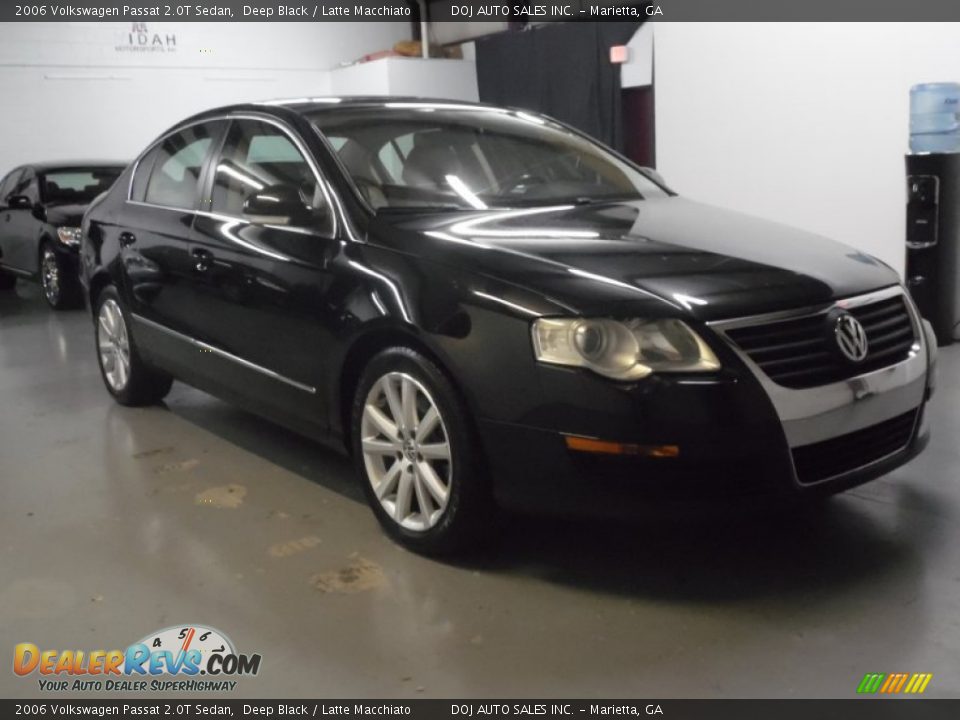 2006 Volkswagen Passat 2.0T Sedan Deep Black / Latte Macchiato Photo #14