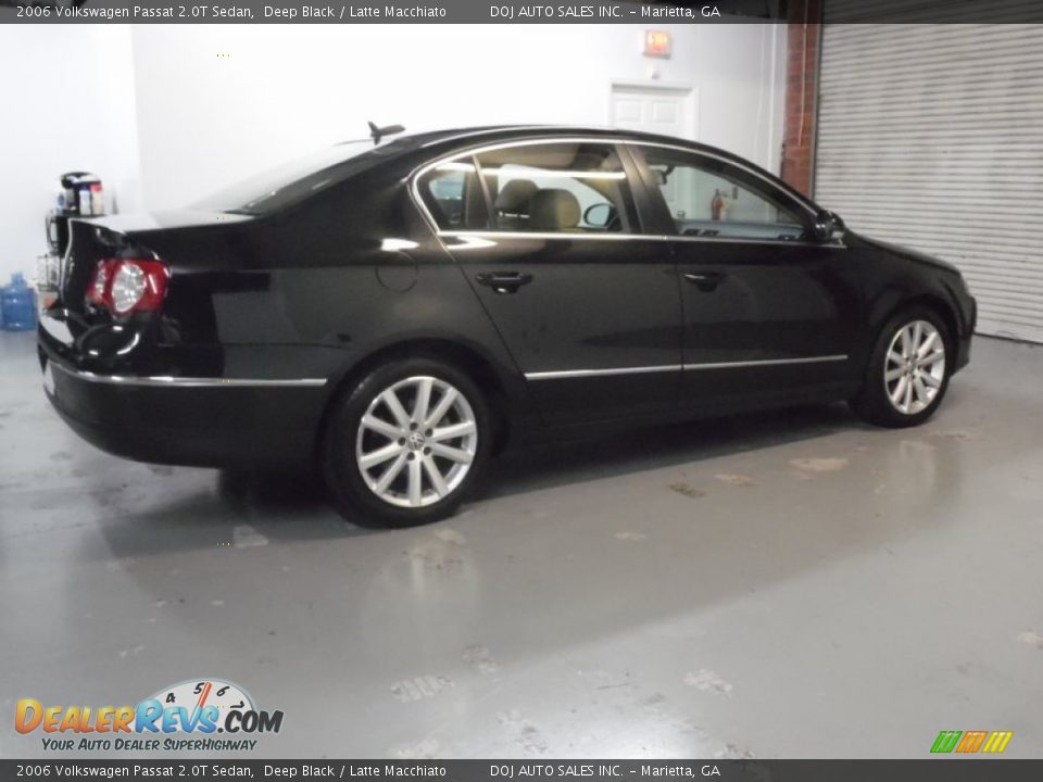 2006 Volkswagen Passat 2.0T Sedan Deep Black / Latte Macchiato Photo #16