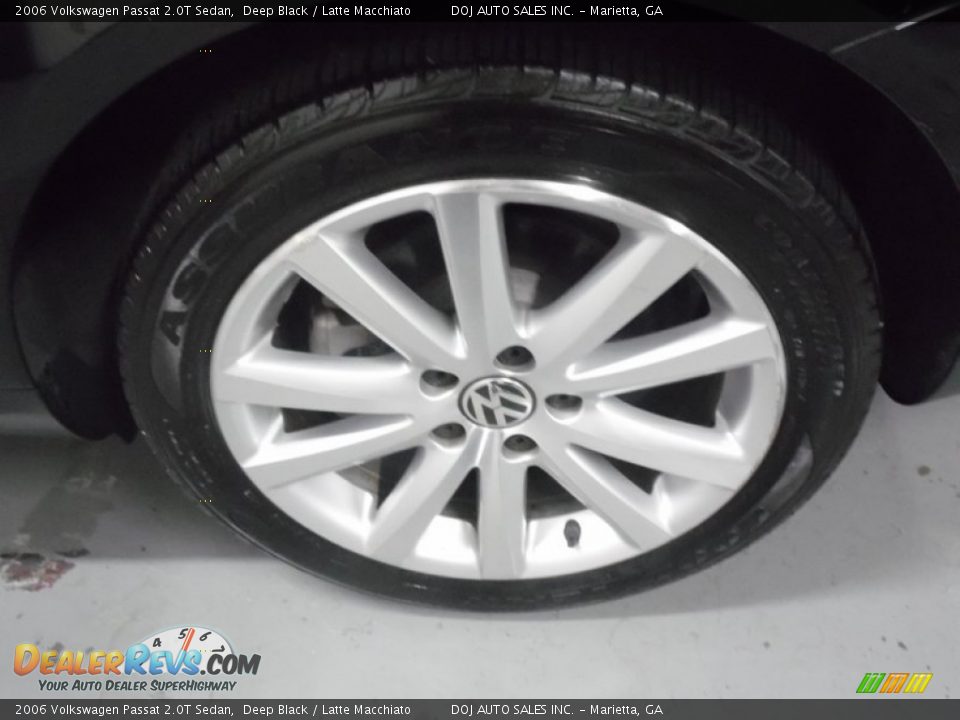 2006 Volkswagen Passat 2.0T Sedan Deep Black / Latte Macchiato Photo #18