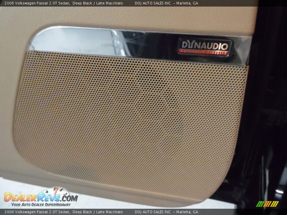2006 Volkswagen Passat 2.0T Sedan Deep Black / Latte Macchiato Photo #24