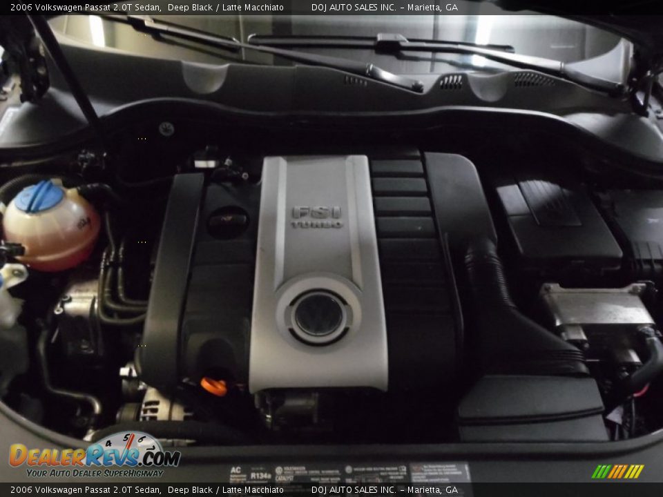 2006 Volkswagen Passat 2.0T Sedan Deep Black / Latte Macchiato Photo #28