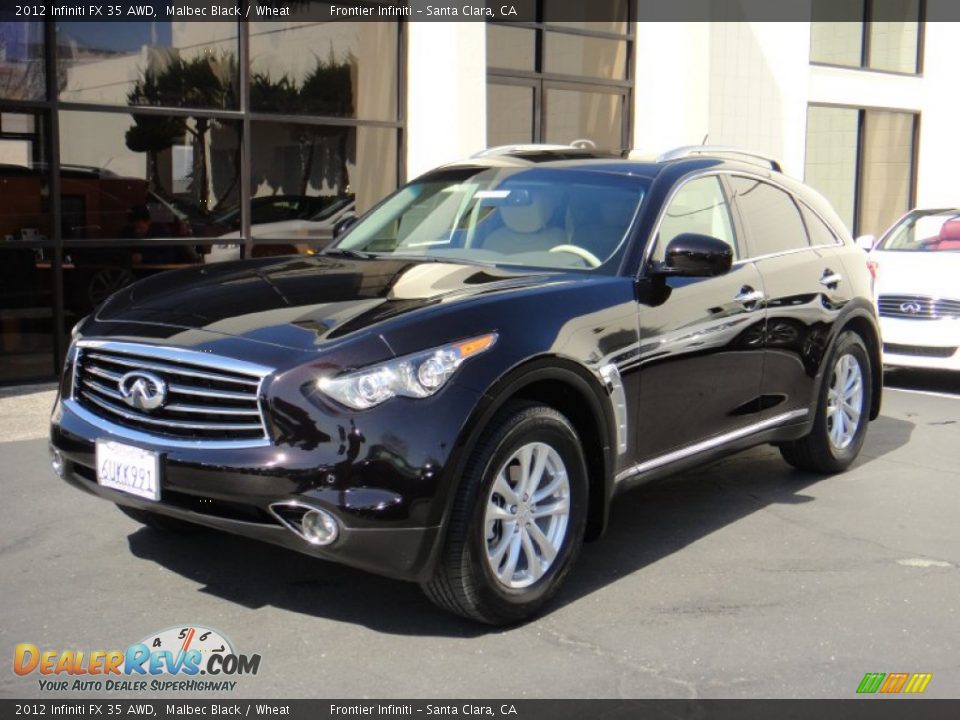 Front 3/4 View of 2012 Infiniti FX 35 AWD Photo #1