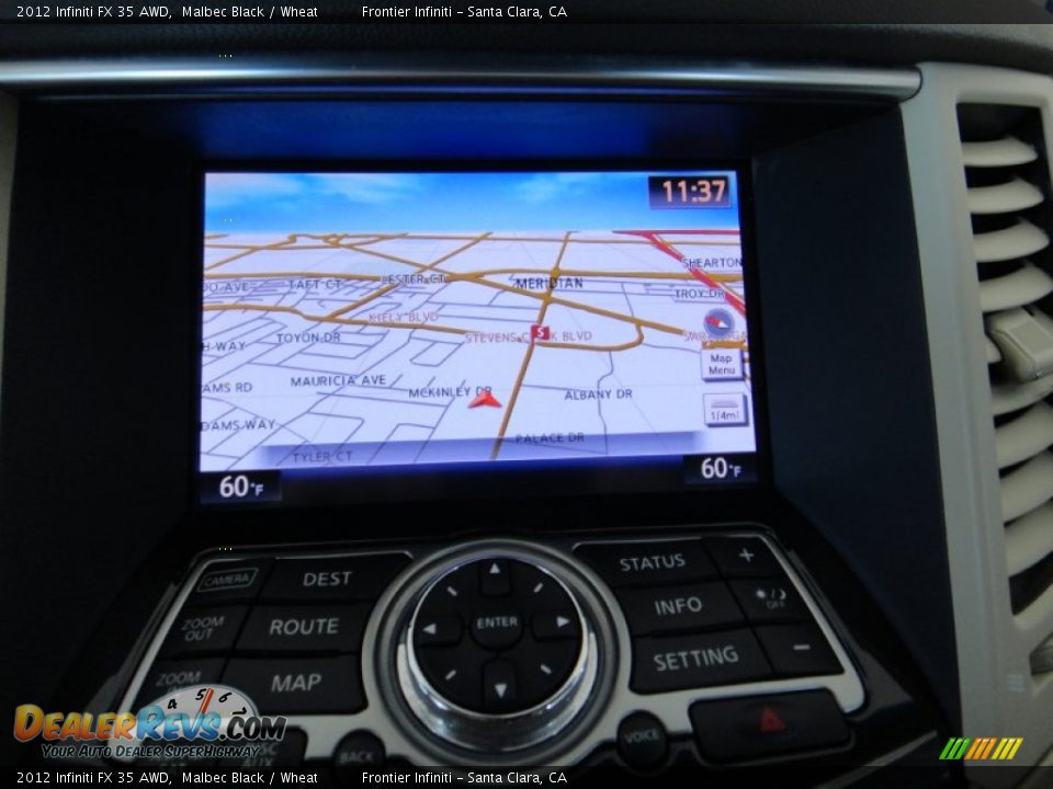 Navigation of 2012 Infiniti FX 35 AWD Photo #17