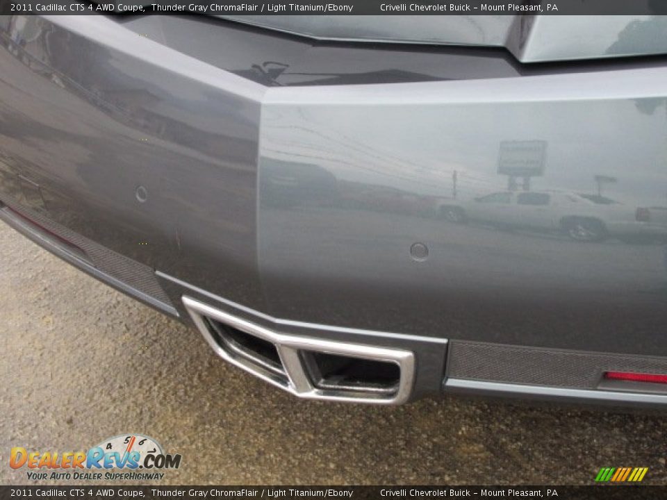 2011 Cadillac CTS 4 AWD Coupe Thunder Gray ChromaFlair / Light Titanium/Ebony Photo #8