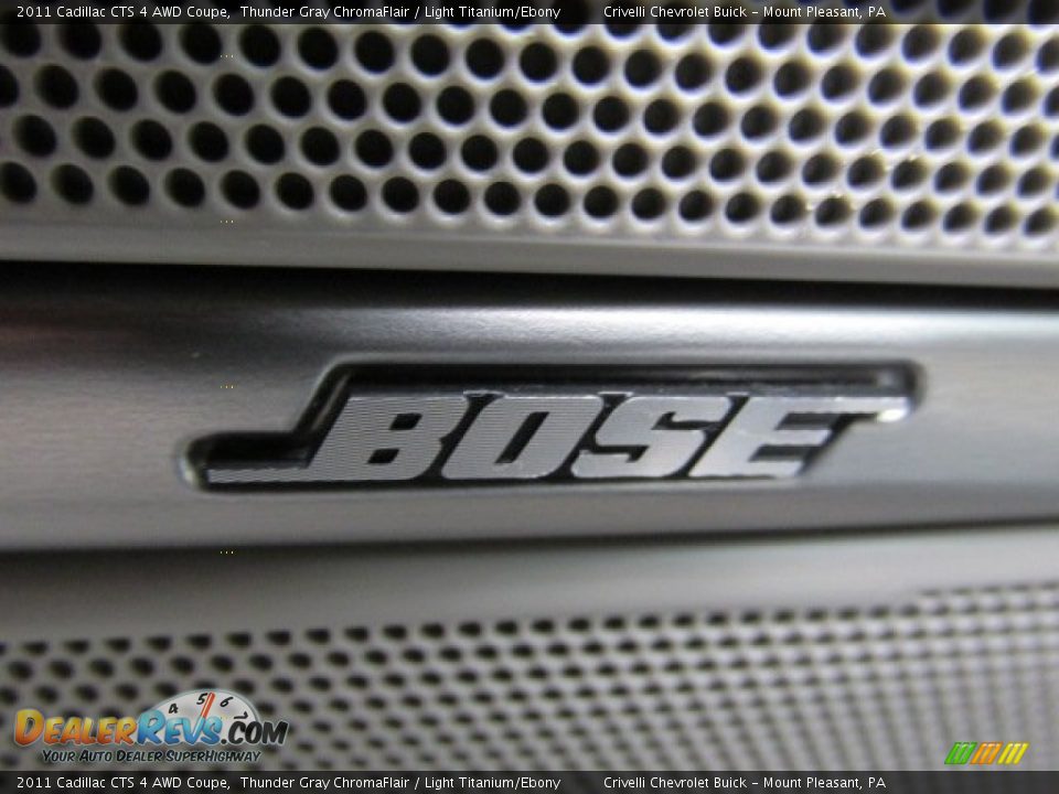 2011 Cadillac CTS 4 AWD Coupe Thunder Gray ChromaFlair / Light Titanium/Ebony Photo #19