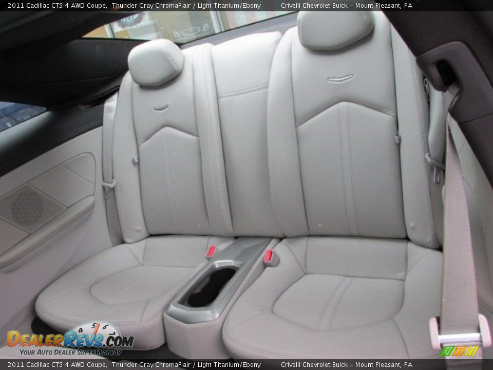 2011 Cadillac CTS 4 AWD Coupe Thunder Gray ChromaFlair / Light Titanium/Ebony Photo #24