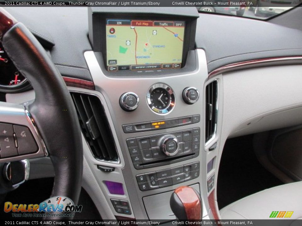 2011 Cadillac CTS 4 AWD Coupe Thunder Gray ChromaFlair / Light Titanium/Ebony Photo #29