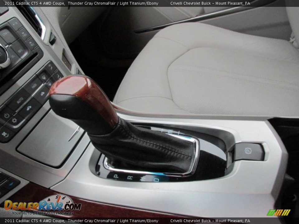 2011 Cadillac CTS 4 AWD Coupe Thunder Gray ChromaFlair / Light Titanium/Ebony Photo #34