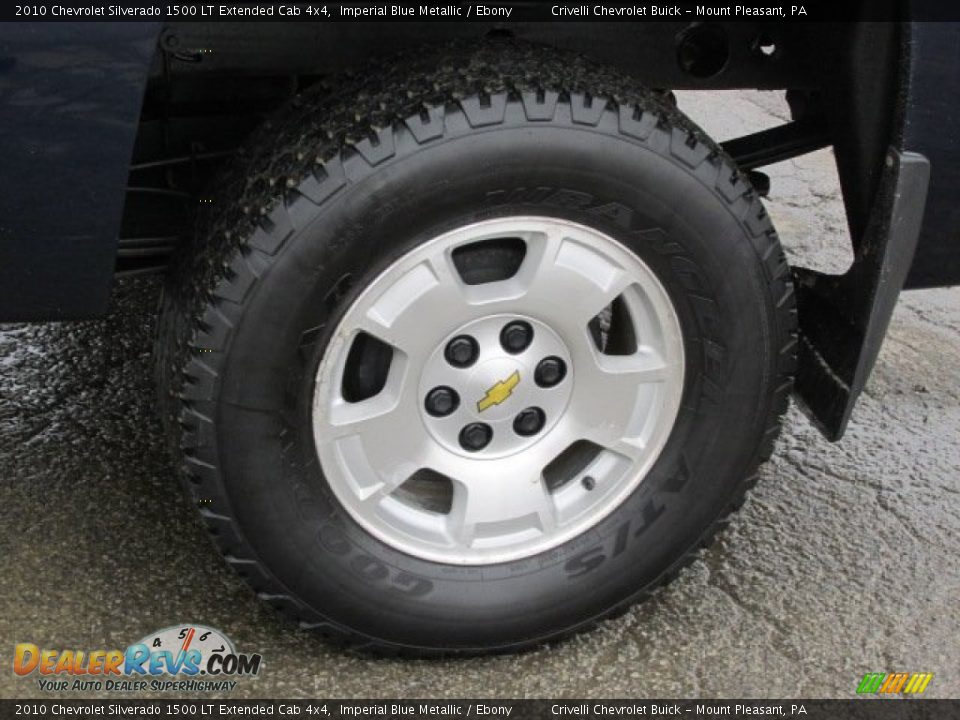2010 Chevrolet Silverado 1500 LT Extended Cab 4x4 Imperial Blue Metallic / Ebony Photo #3