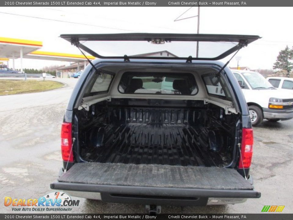 2010 Chevrolet Silverado 1500 LT Extended Cab 4x4 Imperial Blue Metallic / Ebony Photo #8
