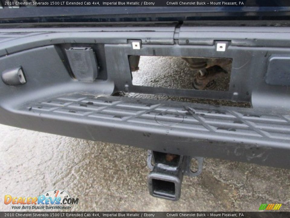 2010 Chevrolet Silverado 1500 LT Extended Cab 4x4 Imperial Blue Metallic / Ebony Photo #10