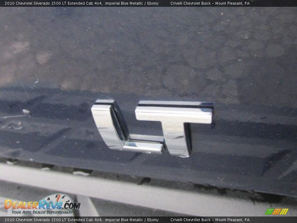 2010 Chevrolet Silverado 1500 LT Extended Cab 4x4 Imperial Blue Metallic / Ebony Photo #11