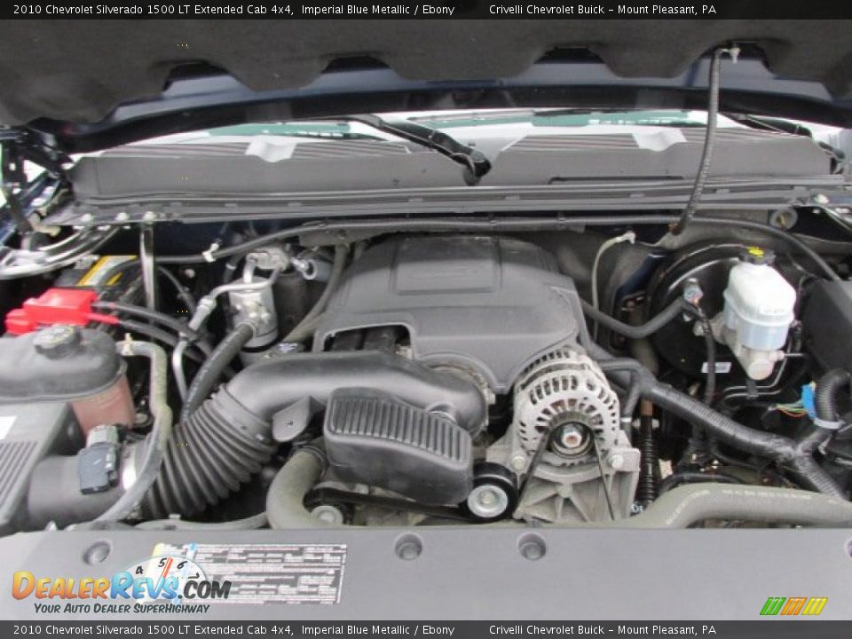 2010 Chevrolet Silverado 1500 LT Extended Cab 4x4 Imperial Blue Metallic / Ebony Photo #16