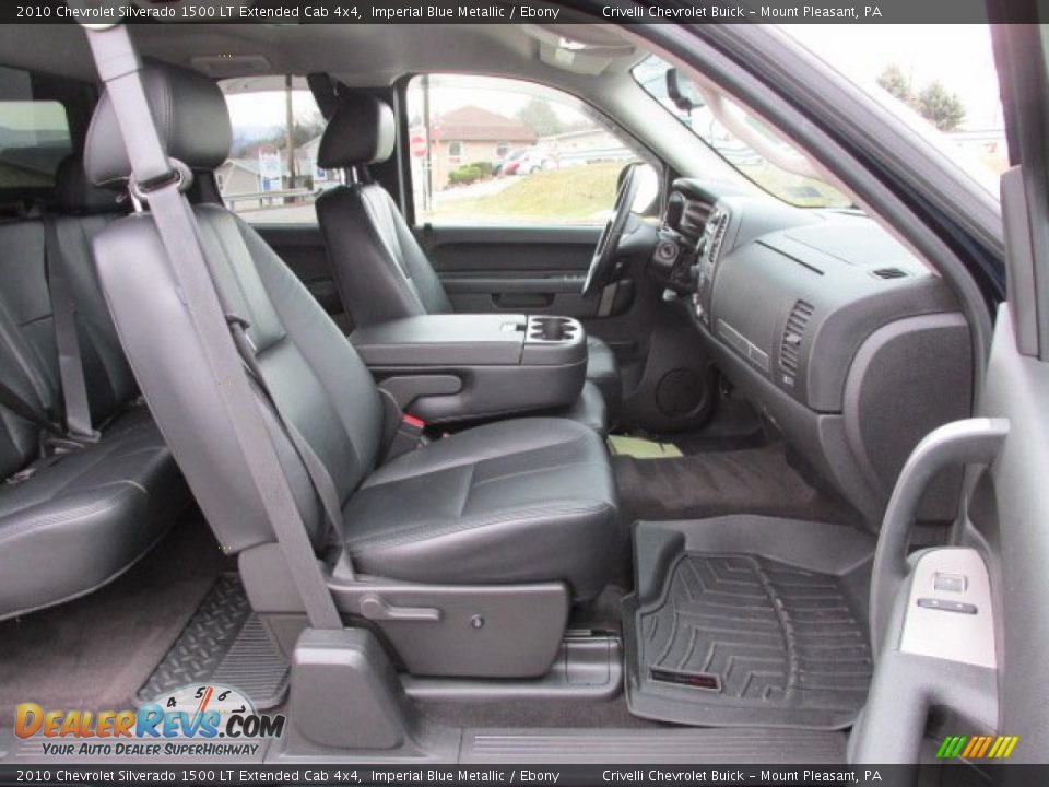 2010 Chevrolet Silverado 1500 LT Extended Cab 4x4 Imperial Blue Metallic / Ebony Photo #19