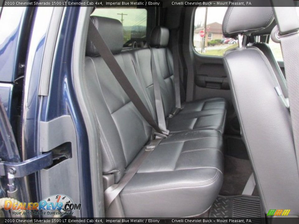 2010 Chevrolet Silverado 1500 LT Extended Cab 4x4 Imperial Blue Metallic / Ebony Photo #20