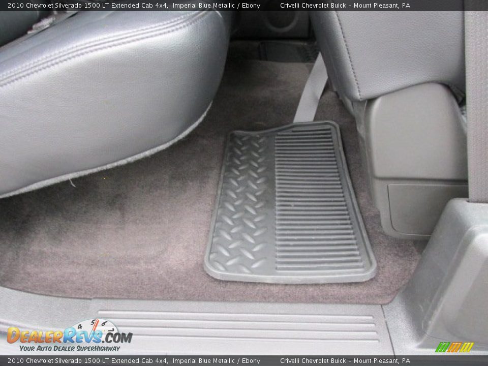 2010 Chevrolet Silverado 1500 LT Extended Cab 4x4 Imperial Blue Metallic / Ebony Photo #21