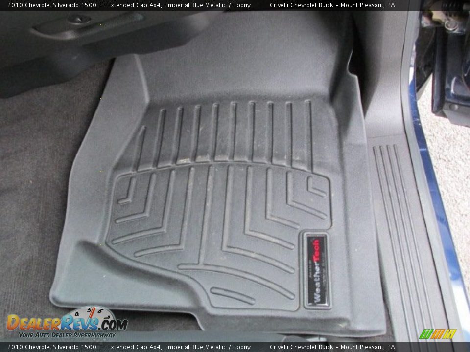 2010 Chevrolet Silverado 1500 LT Extended Cab 4x4 Imperial Blue Metallic / Ebony Photo #22