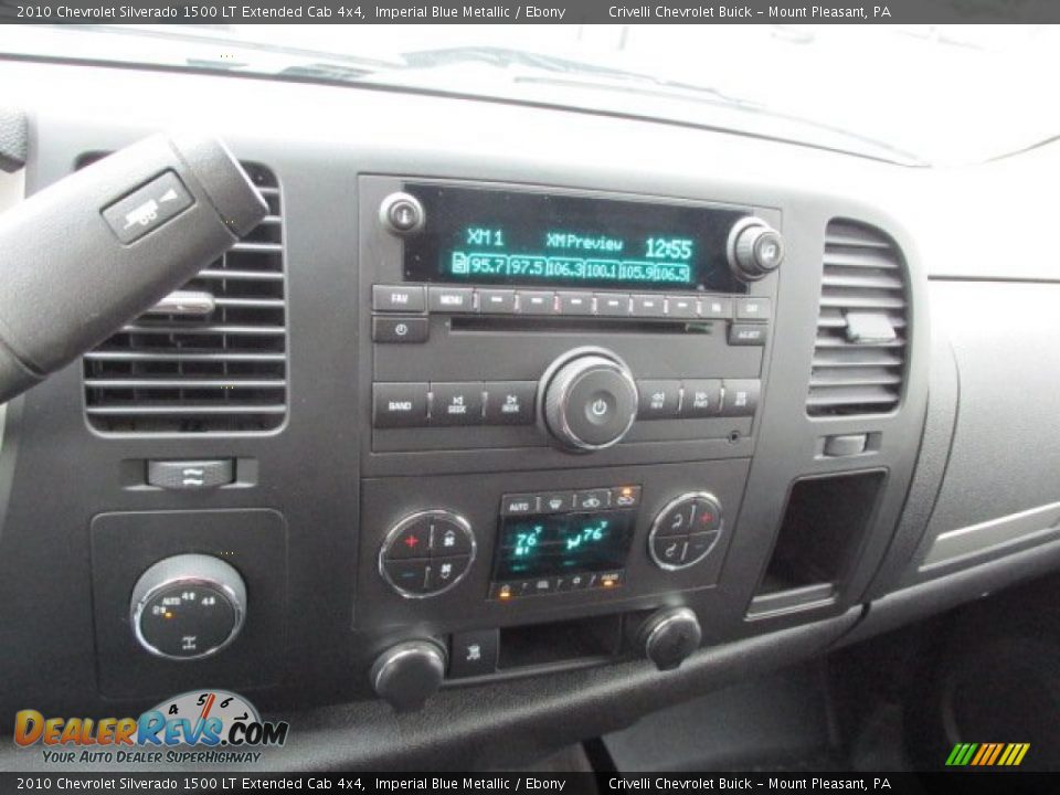 2010 Chevrolet Silverado 1500 LT Extended Cab 4x4 Imperial Blue Metallic / Ebony Photo #30
