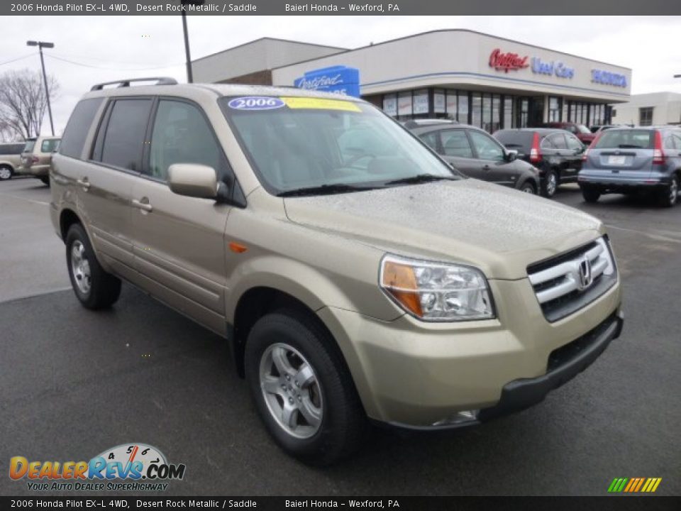 2006 Honda Pilot EX-L 4WD Desert Rock Metallic / Saddle Photo #1