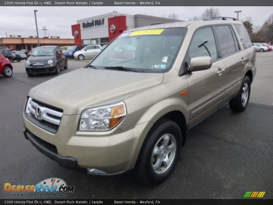 2006 Honda Pilot EX-L 4WD Desert Rock Metallic / Saddle Photo #3