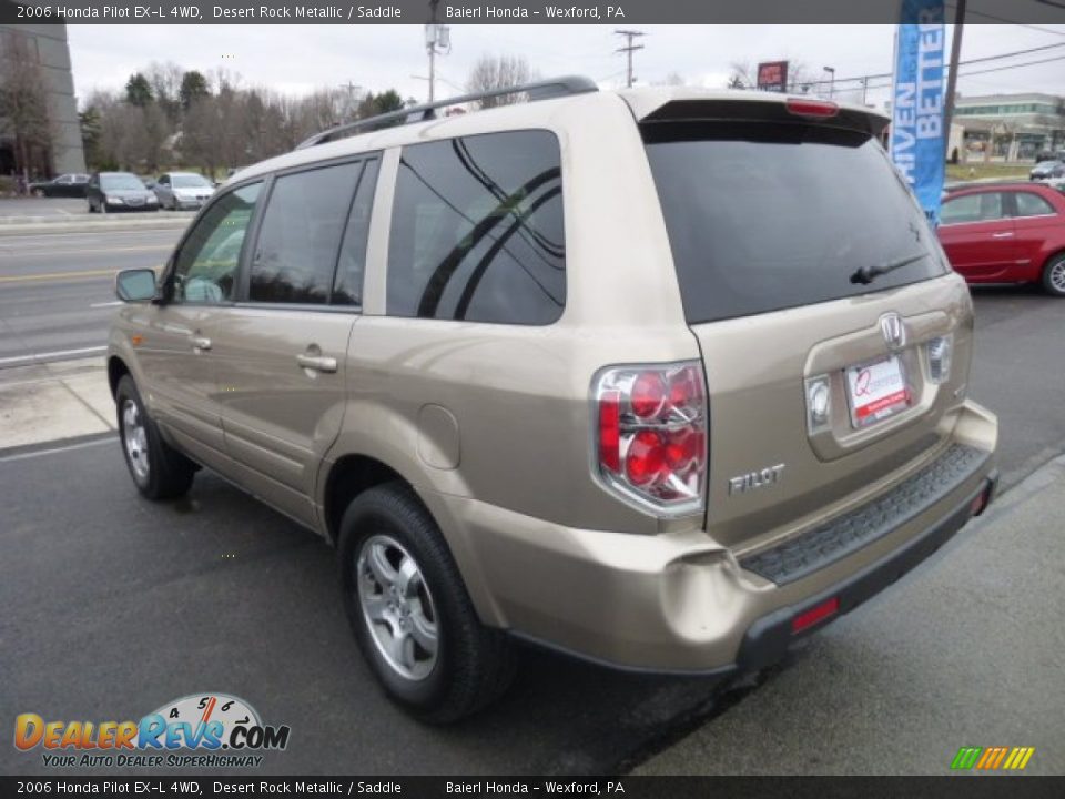 2006 Honda Pilot EX-L 4WD Desert Rock Metallic / Saddle Photo #5