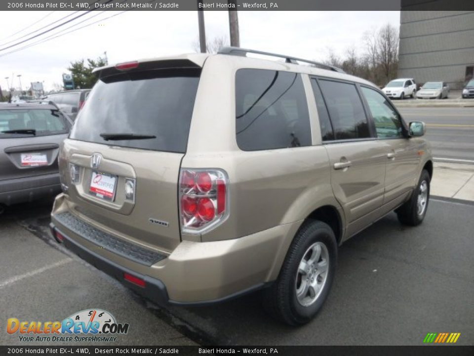 2006 Honda Pilot EX-L 4WD Desert Rock Metallic / Saddle Photo #7