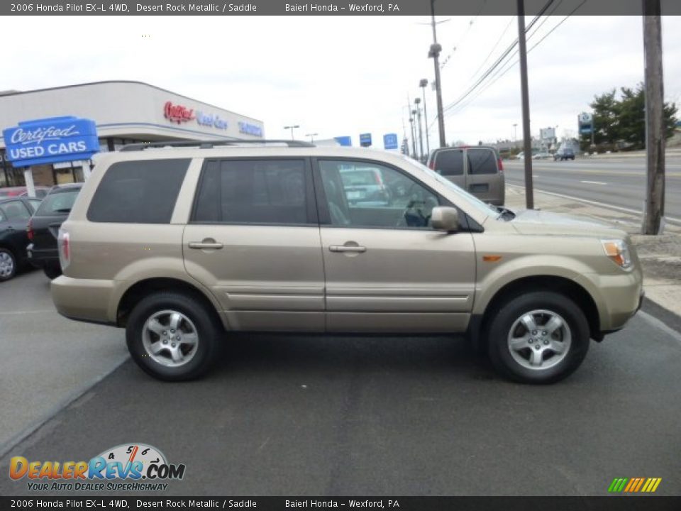2006 Honda Pilot EX-L 4WD Desert Rock Metallic / Saddle Photo #8