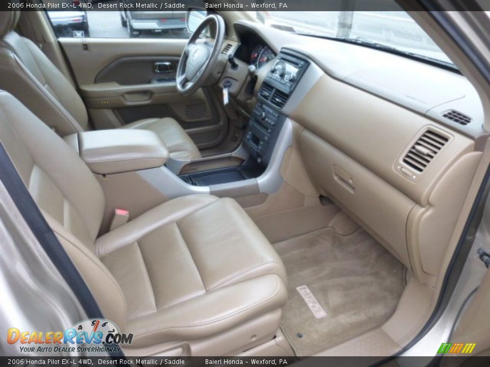 2006 Honda Pilot EX-L 4WD Desert Rock Metallic / Saddle Photo #10