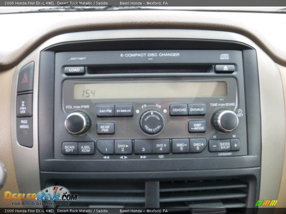 2006 Honda Pilot EX-L 4WD Desert Rock Metallic / Saddle Photo #19