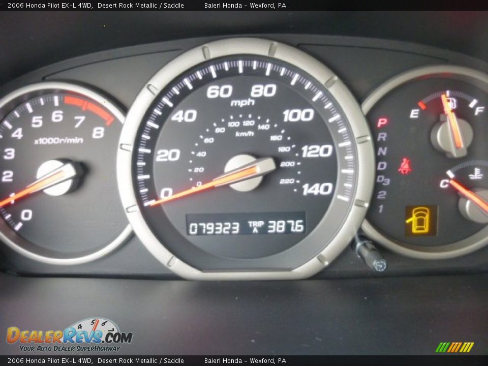 2006 Honda Pilot EX-L 4WD Desert Rock Metallic / Saddle Photo #20