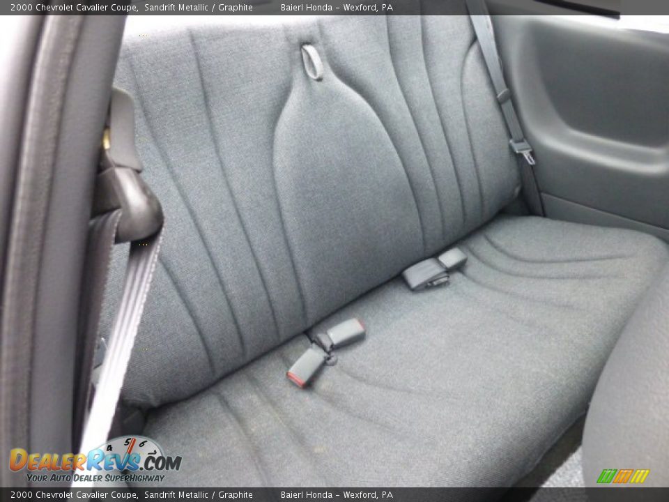 2000 Chevrolet Cavalier Coupe Sandrift Metallic / Graphite Photo #12
