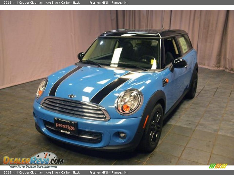 2013 Mini Cooper Clubman Kite Blue / Carbon Black Photo #1