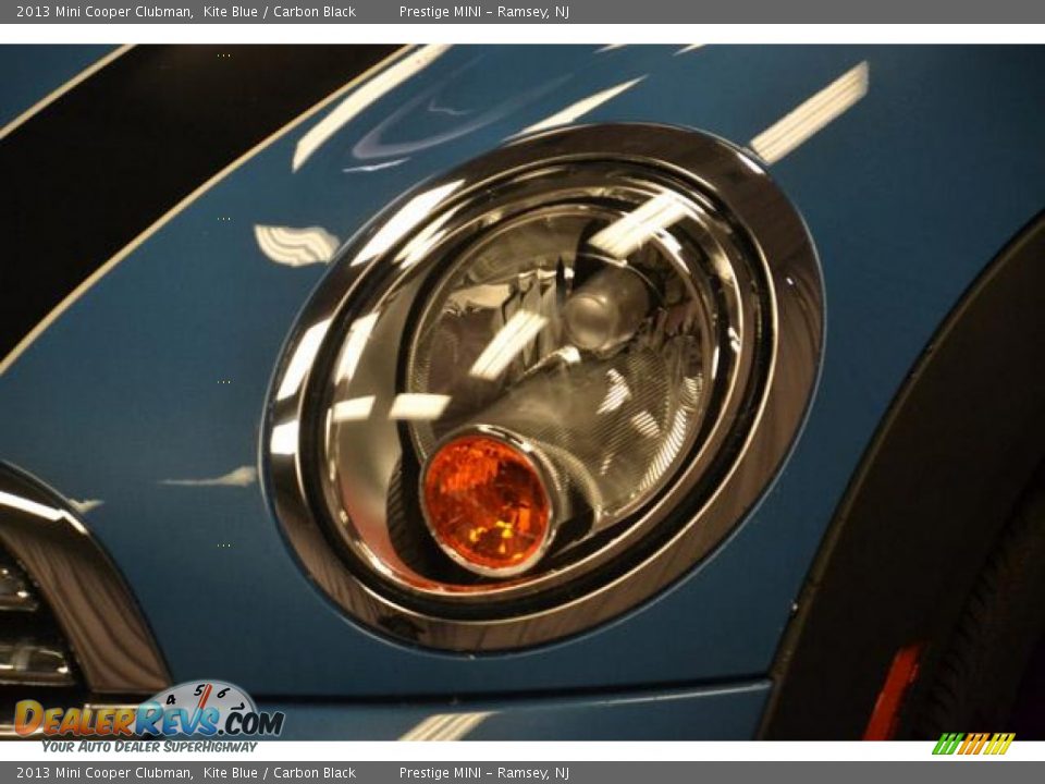 2013 Mini Cooper Clubman Kite Blue / Carbon Black Photo #2