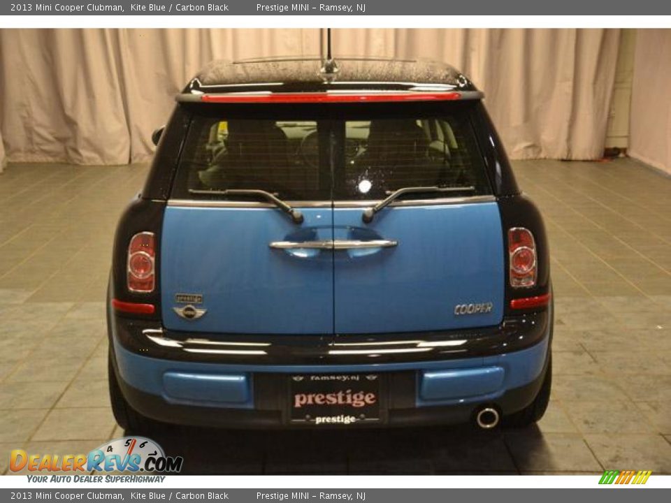 2013 Mini Cooper Clubman Kite Blue / Carbon Black Photo #8