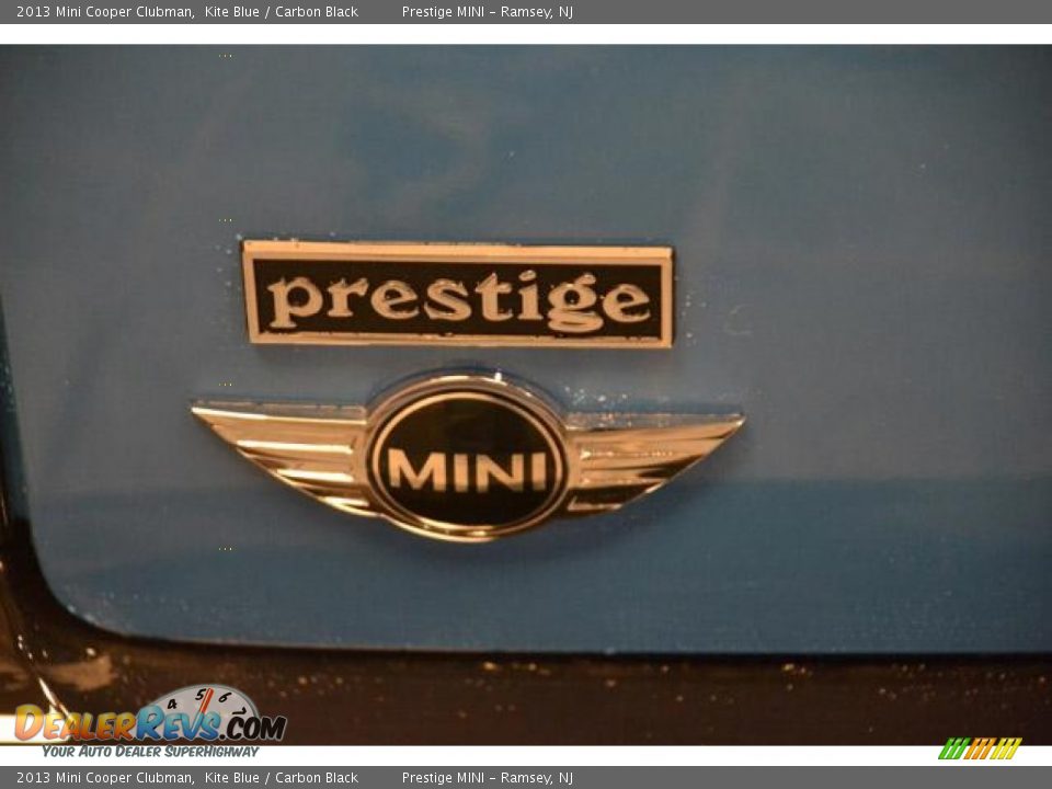 2013 Mini Cooper Clubman Kite Blue / Carbon Black Photo #9