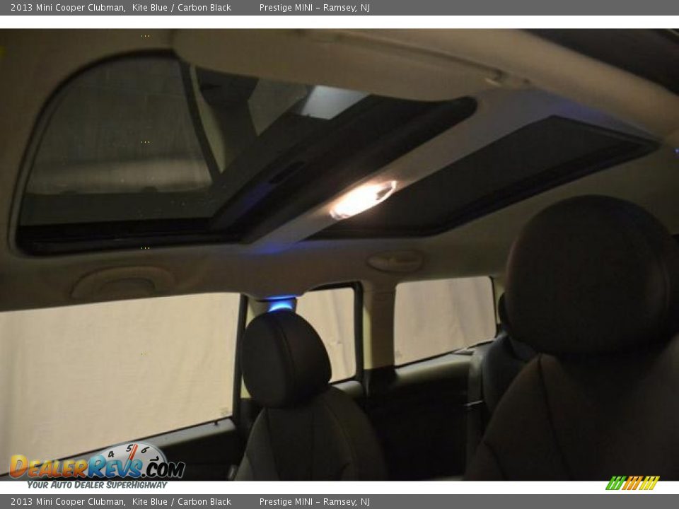 2013 Mini Cooper Clubman Kite Blue / Carbon Black Photo #21