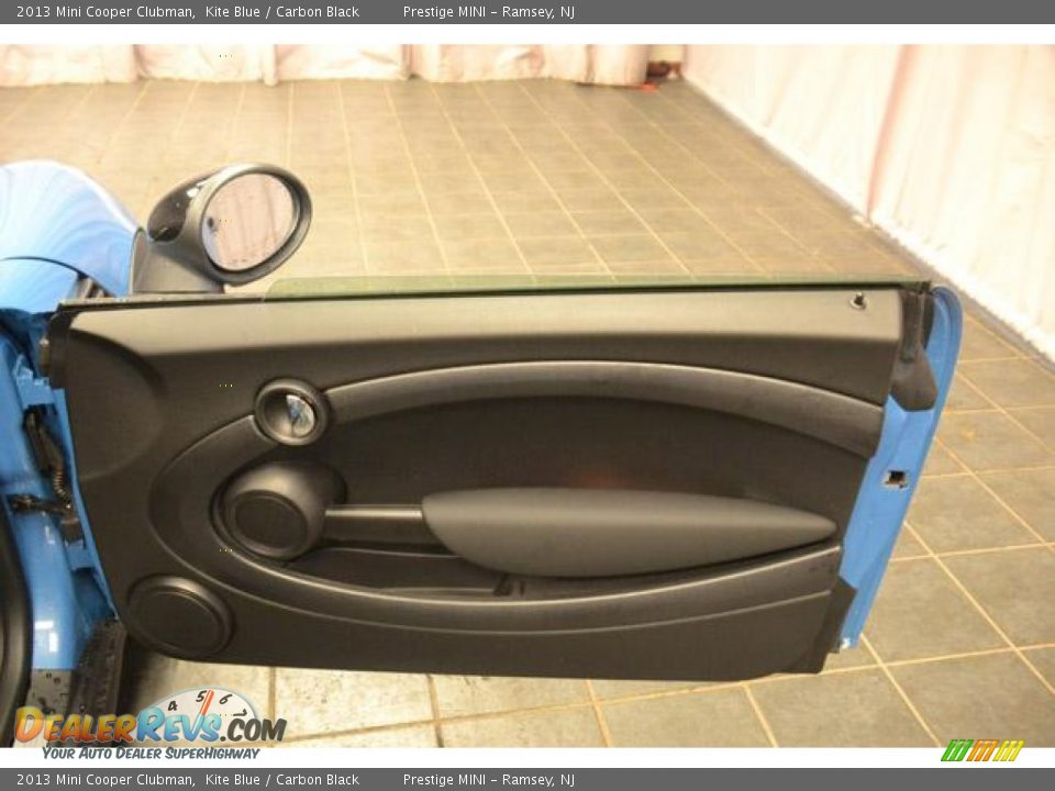 2013 Mini Cooper Clubman Kite Blue / Carbon Black Photo #24