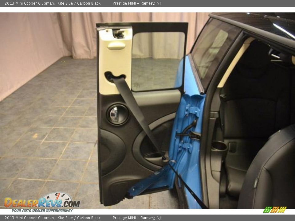 2013 Mini Cooper Clubman Kite Blue / Carbon Black Photo #25