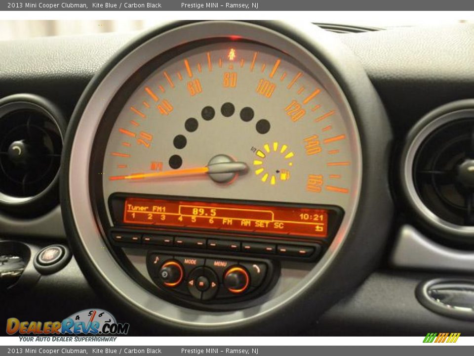 2013 Mini Cooper Clubman Kite Blue / Carbon Black Photo #27